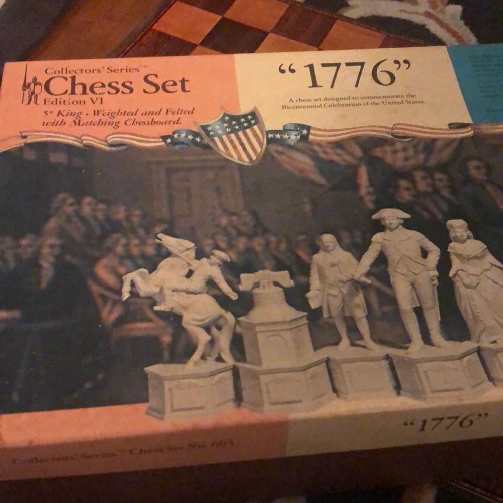 1776 collector series chess set edition VI